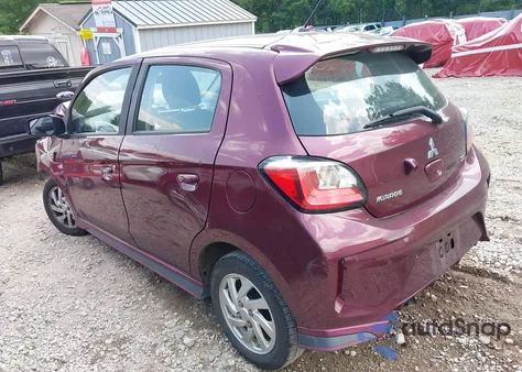 2021 Mitsubishi Mirage Carbonite Edition/Es/Le from USA, damaged, VIN ML32AUHJ1MH005034